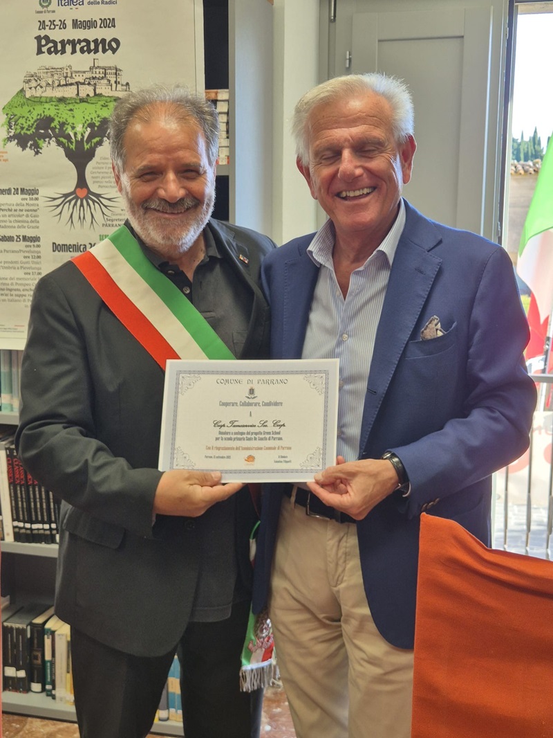 immagine notizia (ptn) Parrano, associazioni e privati donano fondi per il progetto Green School: oggi la cerimonia di ringraziamento
